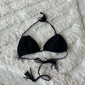 black bikini top